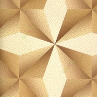 Brown beige gold color traditional square diamond shapes 3D design star texture pattern horizontal and vertical random lines color scales home décor wallpaper