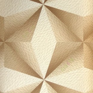 Brown beige color traditional square diamond shapes 3D design star texture pattern horizontal and vertical random lines color scales home décor wallpaper