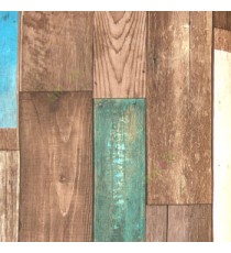 Blue brown white green color natural wooden vertical plank discolor old designs timber layers texture finished home decro wallpaper