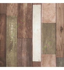 Brown green white color natural wooden vertical plank discolor old designs timber layers texture finished home decor wallpaper