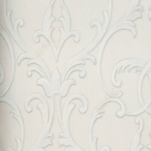 White grey silver beige color natural floral swirls traditional design texture finished background horizontal lines home décor wallpaper
