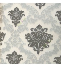 Black white grey color traditional big size damask pattern embossed designs fabric types background small texture gradients home décor wallpaper