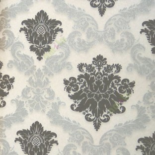 Black white grey color traditional big size damask pattern embossed designs fabric types background small texture gradients home décor wallpaper
