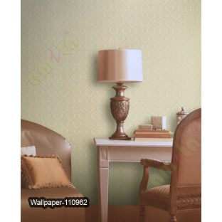 Green brown trellis patern home décor wallpaper for walls