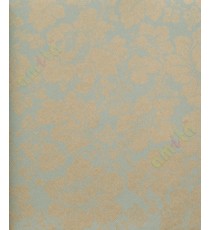 Brown military green self design motif floral home décor wallpaper for walls