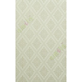 Green beige beautiful self design floral argyle home décor wallpaper for walls