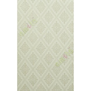 Green beige beautiful self design floral argyle home décor wallpaper for walls