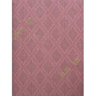 Maroon beautiful self design floral argyle home décor wallpaper for walls