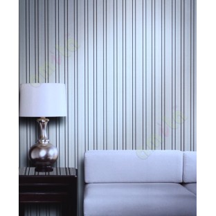 Black grey beige vertical metal chain dots home décor wallpaper for walls