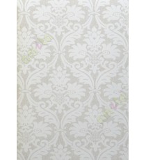 White grey brown beautiful damask home décor wallpaper for walls