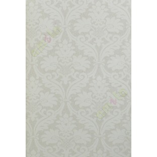 Brown half white beautiful damask home décor wallpaper for walls