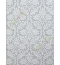 Black grey beautiful damask home décor wallpaper for walls