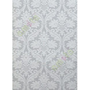 Black grey beautiful damask home décor wallpaper for walls