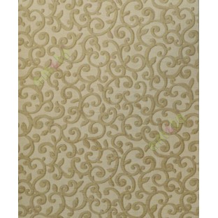 Brown colour beautiful traditional motif home décor wallpaper for walls