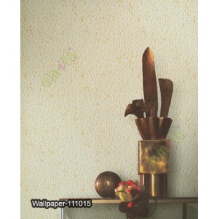 Brown colour beautiful traditional motif home décor wallpaper for walls