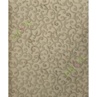 Brown yellow colour beautiful traditional motif home décor wallpaper for walls