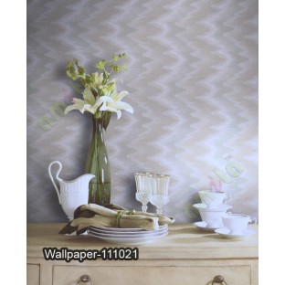 Brown grey white vertical chevron texture home décor wallpaper for walls