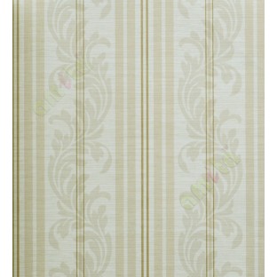 Green beige vertical motif with bold stripes home décor wallpaper for walls