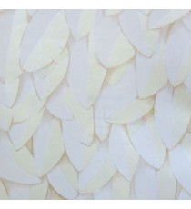 Beautiful natural solid leaf pattern beige white color continues leaf designs wallpaper