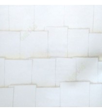 Grey cream color geometric pattern square shaped pattern wallpaper