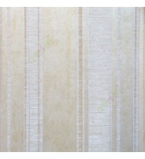 Gold beige color vertical stripes with horizontal thin stripes texture wallpaper