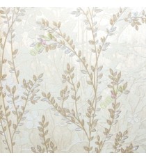 Brown gold color natural florallong stem twig pattern texture self pattern wallpaper