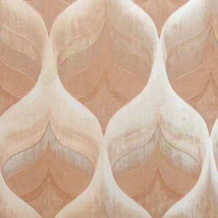 Gold beige color big ogee design traditional texture carved finished wallpaper