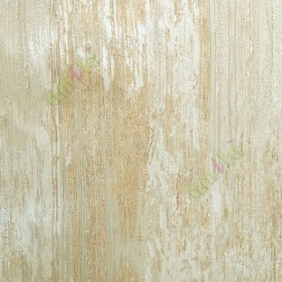 Solid texture beige gold color carved finished vertical texture lines wood plank finished wallpaper