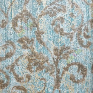Dark green beige brown gold color texture finished traditional continue swirls embossed finished wallpaper