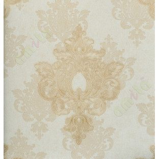 Gold beige colour traditional motif design home décor wallpaper for walls
