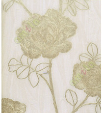 Silver brown traditional with natural look floral design home décor