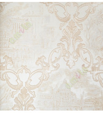 Brown beige traditional design with real white house home décor wallpaper for walls