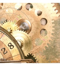 Green gold brown black pink color vintage machines gear clock screws holes numbers tools metal finished equipment homes décor wallpaper
