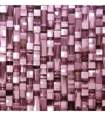 Purple cream brown color abstract designs geometric squares rectangle shape 3D crystal surface home décor wallpaper