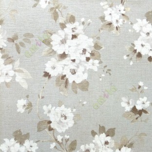 Grey brown cream color beautiful rose flower texture surface floral leaf elegant look home decor wallpaper