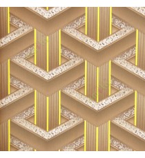 Brown beige black color geometric pattern with yellow vertical bold stripes beige texture gradients surface wallpaper