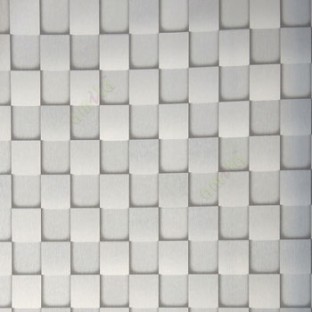 Black grey color geometric pattern square box same color chess board box pattern wallpaper