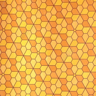 Black yellow mustard yellow color seamless connected flora flat patterns star and geometric design colorful wallpaper