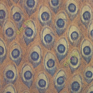 Brown green blue gold color Green peacock feather pattern looks beautiful prints texture circles light feather in wallpaper
