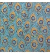 Blue green brown peacock feather pattern looks beautiful prints texture circles light feather in wallpaper