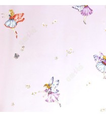 Pink yellow green orange purple blue white black color angles butterfly beautiful small flowers leaves wings frocks kids home décor wallpaper