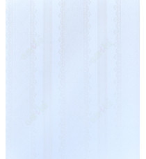 Pure white color vertical designer stripes home décor wallpaper for walls