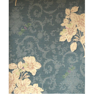 Green gold black color traditional design with flower home décor wallpaper for walls