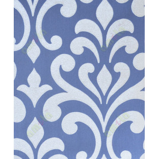 Navy blue gold color glitters with traditional big design home décor wallpaper for walls