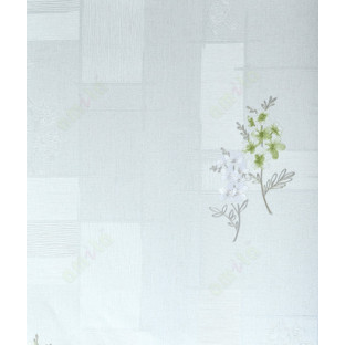 Beige green silver grey white contemporary design with beautiful flower home décor wallpaper for walls