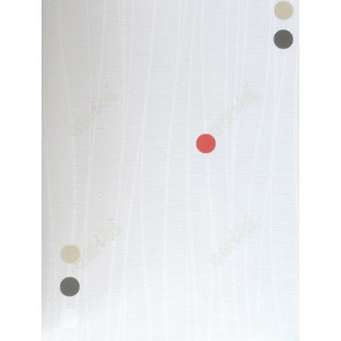 White black gold red vertical bold lines with circles home décor wallpaper for walls