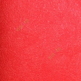 Bright red color combination complete texture concrete finished embossed designs Leafy surface home décor wallpaper