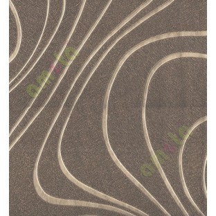 Chocolate brown colour texture with trendy lines home décor wallpaper for walls