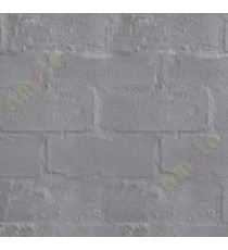 Black natural brick design finish home décor wallpaper for walls