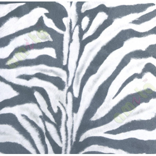 Black white grey colour natural zebra skin finish home décor wallpaper for walls